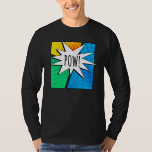 Cooles Comic Buch Farbenfrohe Schnürsenkel T-Shirt