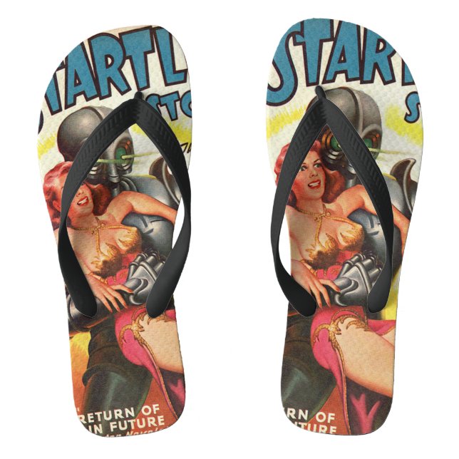 Cooles Comicmuster Flip Flops (Fußbett)