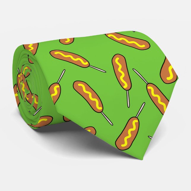 cooles Corndog-Futter Krawatte (Gerollt)