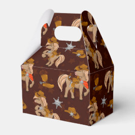 cooles Cowboy-Sheriff Geschenkschachtel