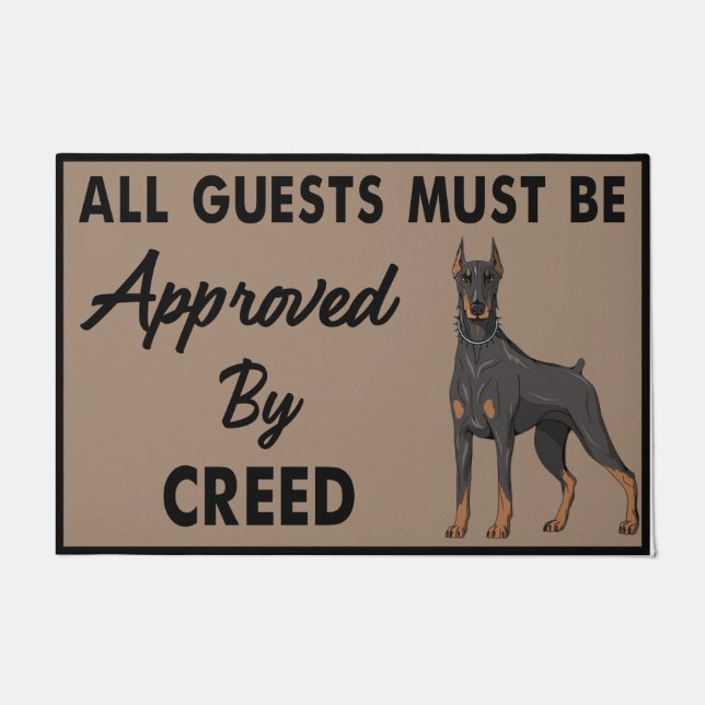 Cooles Credo Dooramt, Funny Quotes Rug Fußmatte (Vorderseite)