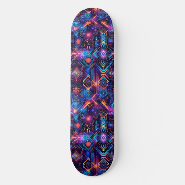 Cooles Cyberpunk Anime - japanisches Skateboard (Vorderseite)