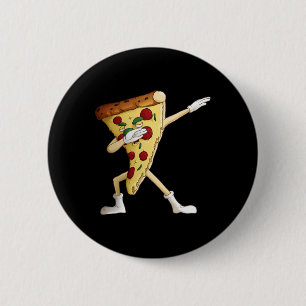 Cooles Dabbing Pizza Funny Italian Pie Angesagter Button