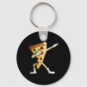 Cooles Dabbing Pizza Funny Italian Pie Angesagter Schlüsselanhänger
