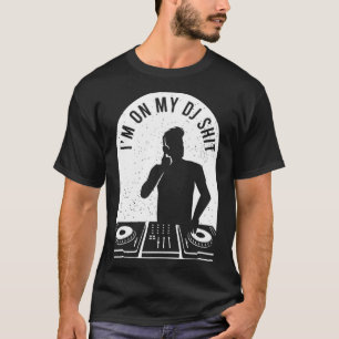 Cooles Deejay Image Disk Jockey Meme Mixer Headset T-Shirt