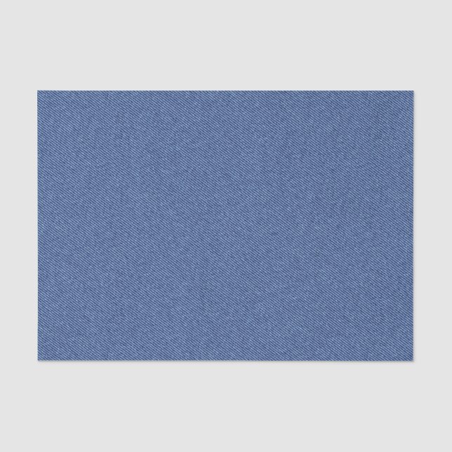 Cooles Denim-blaue Jeans Seidenpapier (Vorderseite)
