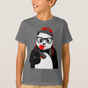Cooles der Panda-T-Shirt der Kinder T-Shirt