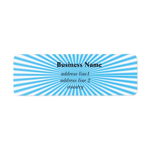 cooles Design aus blauem Starbor (Vorne)