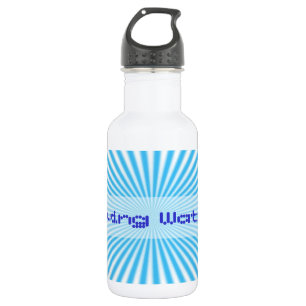 cooles Design aus blauem Starbor Edelstahlflasche