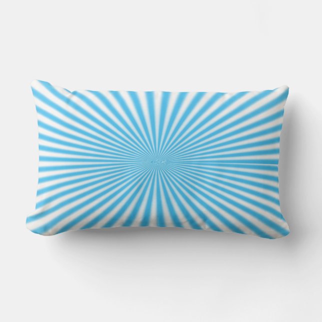 cooles Design aus blauem Starbor Lendenkissen (Vorderseite)