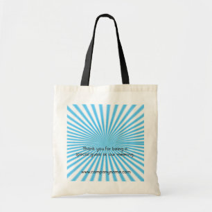 cooles Design aus blauem Starbor Tragetasche