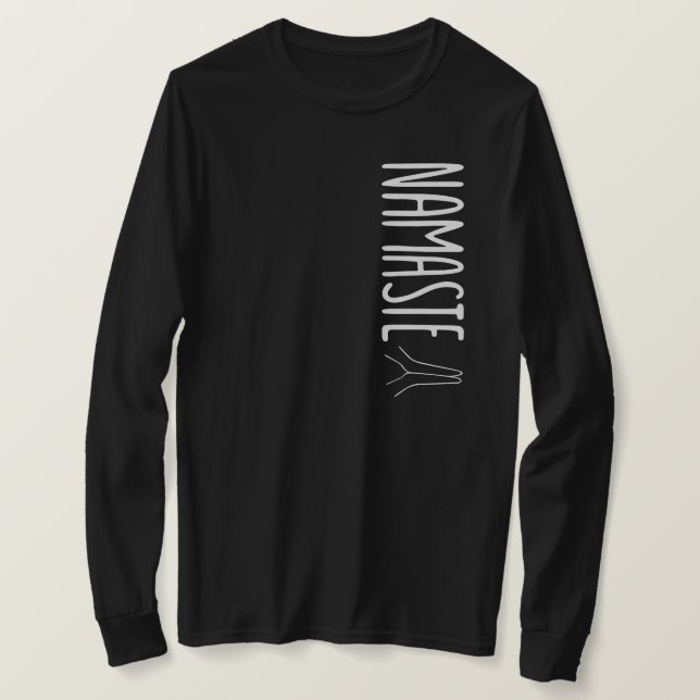 Cooles Design Namaste l ACHTUNG Frauen T-Shirt (Design vorne)