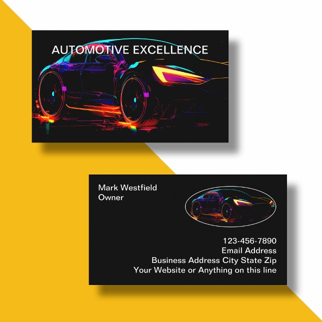 Cooles Design von Geschäftskarten für Automobile Visitenkarte (automotive business cards)