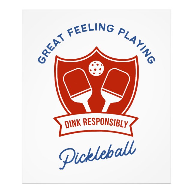 Cooles Design von Pickleball Fotodruck (Vorne)