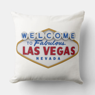cooles Designerkissen willkommen in Las Vegas Kissen