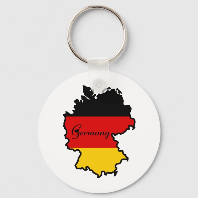 Cooles Deutschland Schlüsselanhänger (Vorderseite)