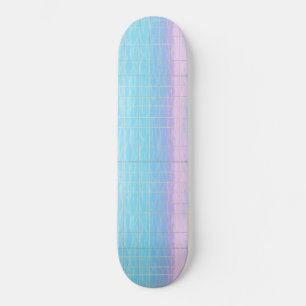 Cooles digitales Vaporwave-Poolcore-Muster in Rosa Skateboard