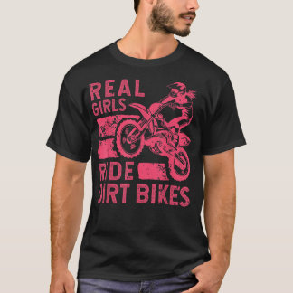 Cooles Dirt Bike für Frauen Motocross Biker Rac T-Shirt