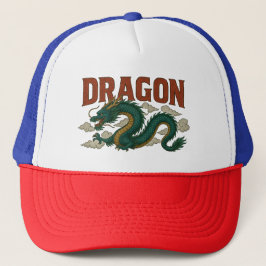cooles Drachen-Design Truckerkappe