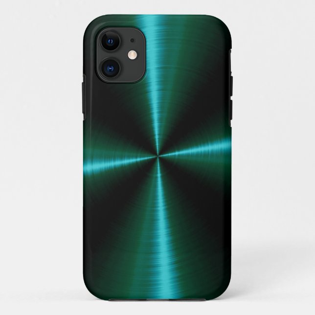 Cooles Edelstahlmetall 2 Case-Mate iPhone Hülle (Rückseite)