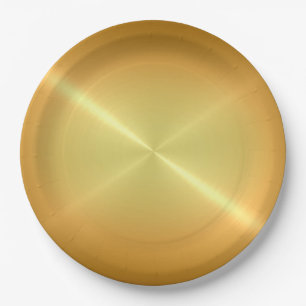 Cooles Edelstahlmetall Pappteller