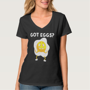 Cooles Ei für Männer - gebratenes, gebackenes Prot T-Shirt