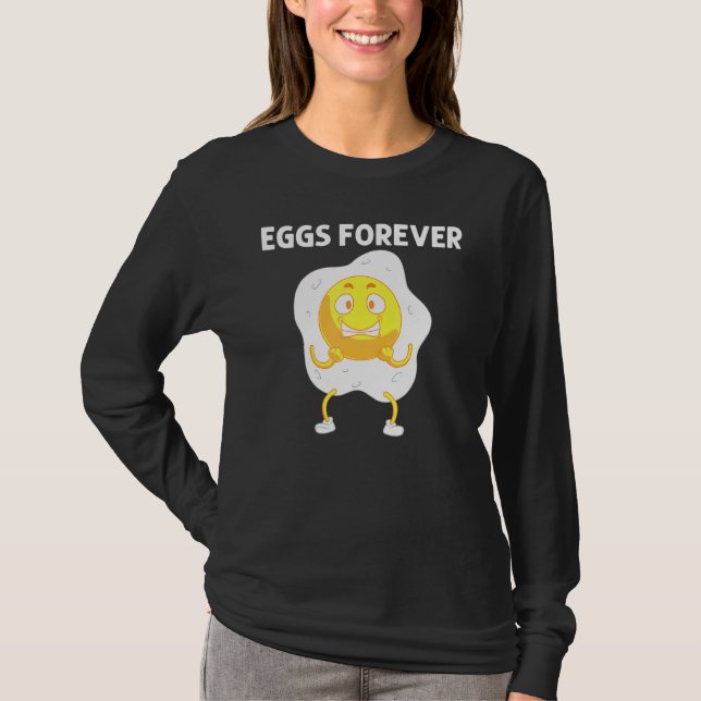 Cooles Ei für Männer - gebratenes, gebackenes Prot T-Shirt (Vorderseite)