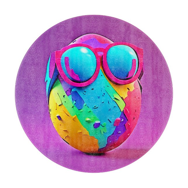 Cooles Ei Schneidebrett (Vorderseite)