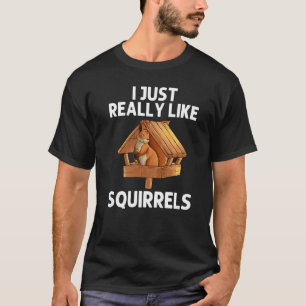 Cooles Eichhörnchen für Männer Chipmunk Zookeeper T-Shirt