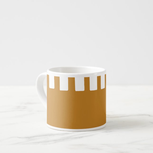 Cooles Einfaches Muster Espressotasse (Vorderseite Links)