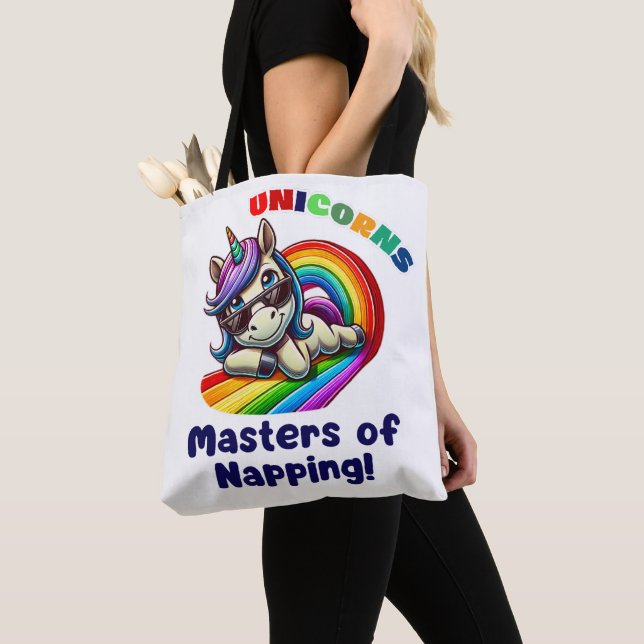 Cooles Einhorn mit Sonnenbrille Tasche (Von Nahem)