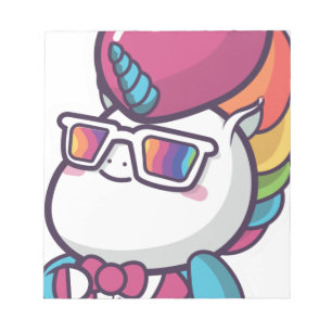 Cooles Einhorn Notizblock