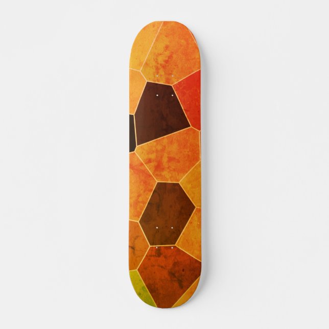 Cooles einzigartiges rustikales Muster Skateboard (Vorne)