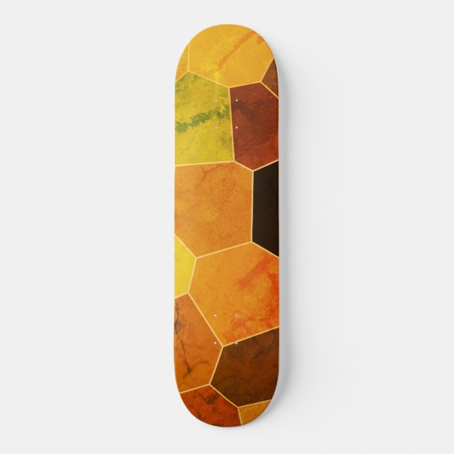 Cooles einzigartiges rustikales Muster Skateboard (Vorderseite)