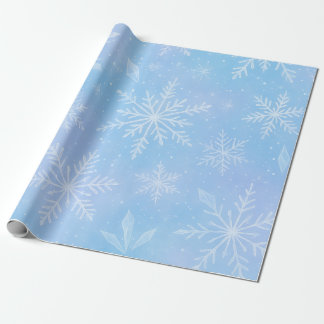 cooles eisiges gefrorenes Geschenkpapier