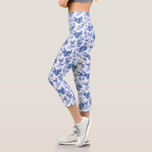 Cooles Elegantes Blaues Hirsch Capri Leggings