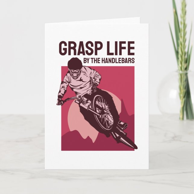 Cooles Fahrerdesign - Grasp Life Karte (Vorderseite)