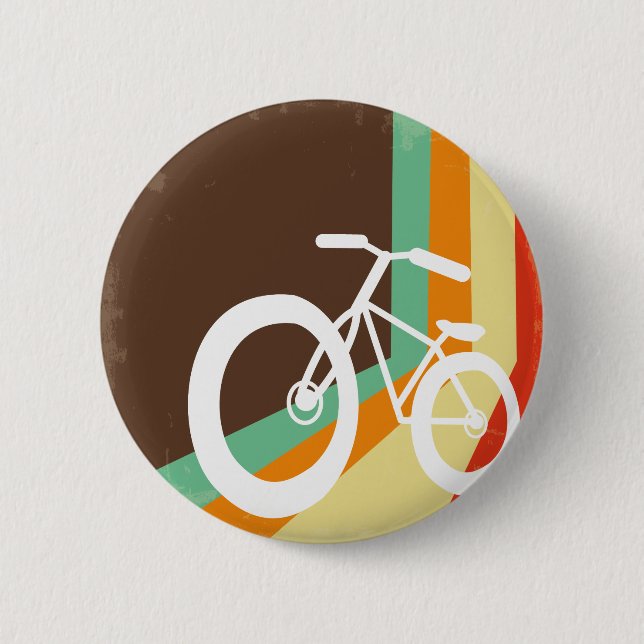 Cooles Fahrrad Button (Vorderseite)