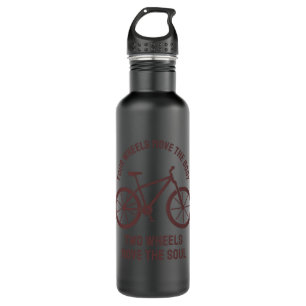 Cooles Fahrraddesign - Zwei Räder bewegen das Soul Edelstahlflasche