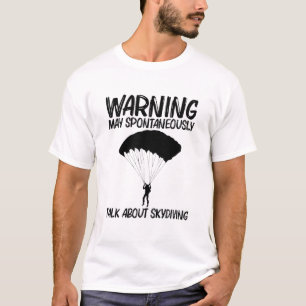 Cooles Fallschirmspringen für Damen und Herren Fal T-Shirt