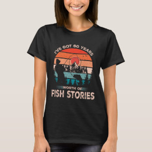 Cooles Fischdesign 60 Jahre alt 60. Geburtstag Gif T-Shirt