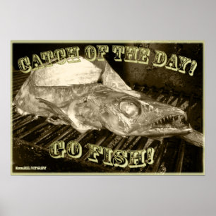 Cooles Fischplakat! Poster