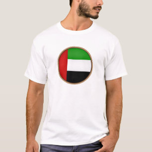 Cooles Flaggen-Siegel der Vereinigten Arabischen E T-Shirt