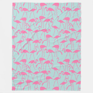 Cooles Flamingo-Muster Fleecedecke
