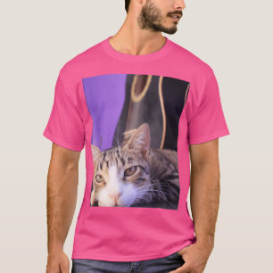Cooles Foto mit Gitarre für Cats Gitarre Fotograf T-Shirt