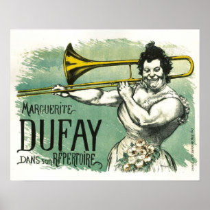 Cooles französisches Vintages Plakat mit
