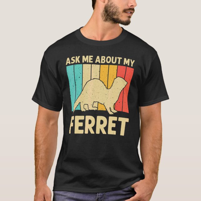 Cooles Frettchen für Damen T-Shirt (Vorderseite)