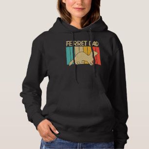 Cooles Frettchen für den Vater Vatertierfreiträger Hoodie