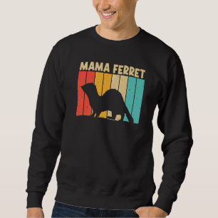 Cooles Frettchen für Frauen Mädchen Frettchen Haus Sweatshirt