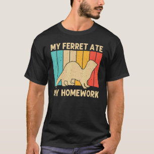 Cooles Frettchen für Kids Boys Animal Ferret Owner T-Shirt
